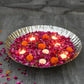 Decorative Silver Lustre Platter Urli