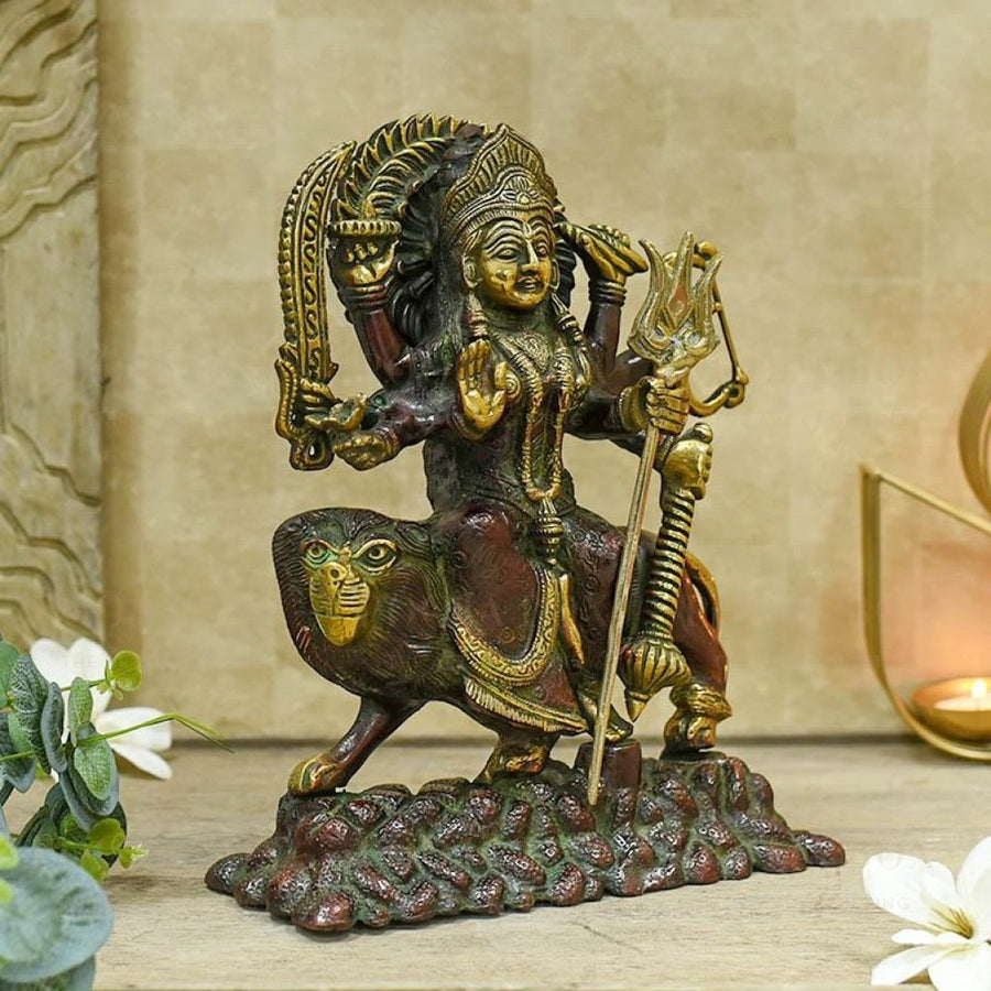 Divine Maa Durga Brass Idol Idols