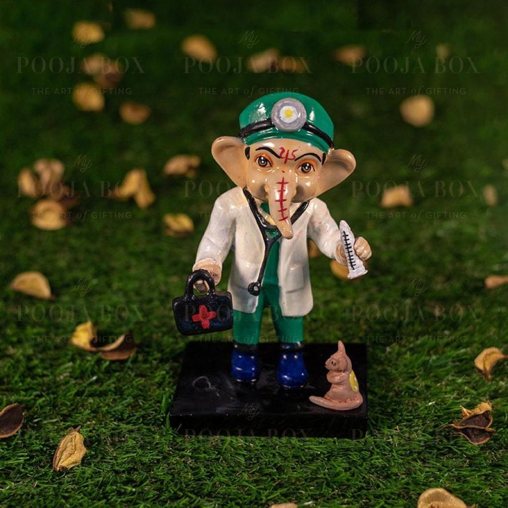 Doctor Ganesha Gift For Good Health From Sanju Movie Idol
