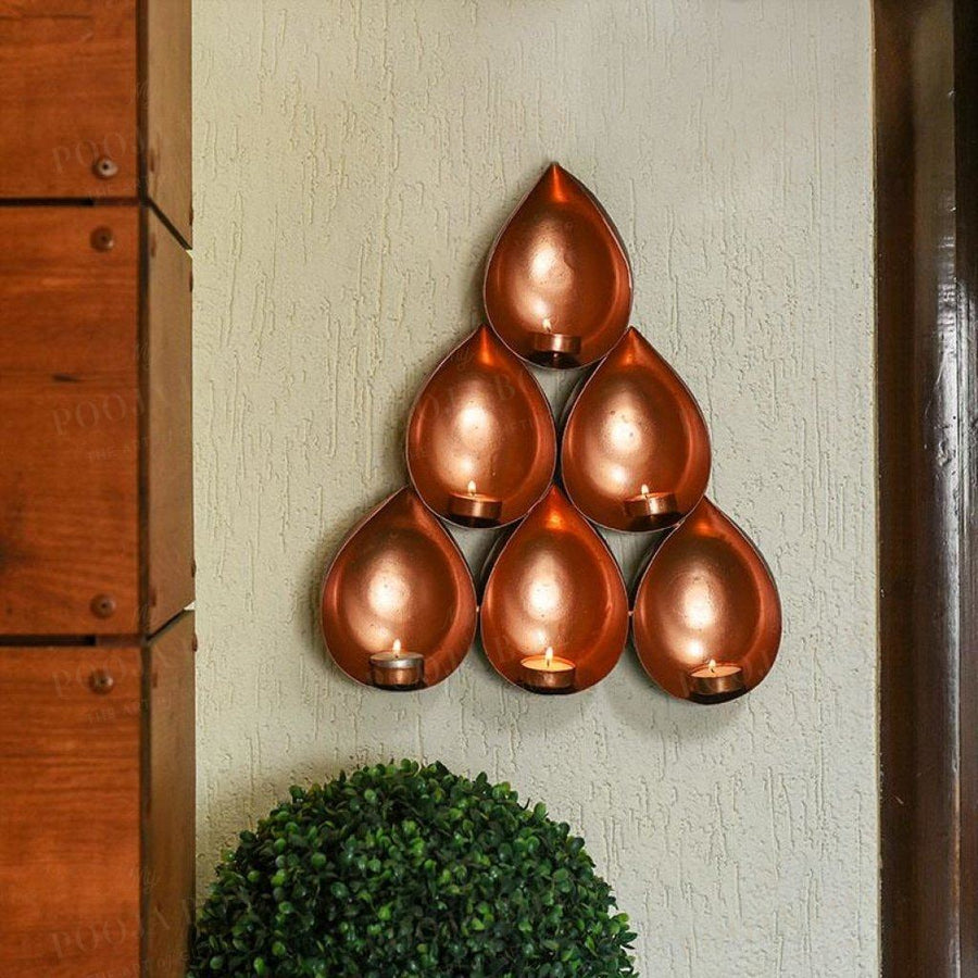 Elegant Wall Hanging T-Light Holder Candle