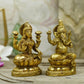 Engaging Laxmi Ganesh Brass Idol Idol