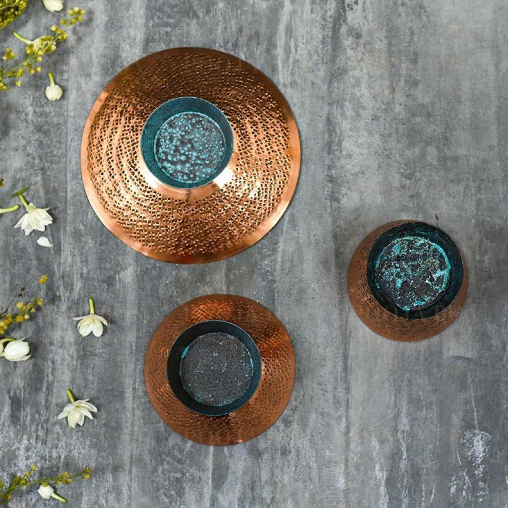Exquisite Teal Appeal Small Candle Holder