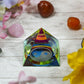 Feng Shui Crystal Pyramid With Ying Yang Symbol