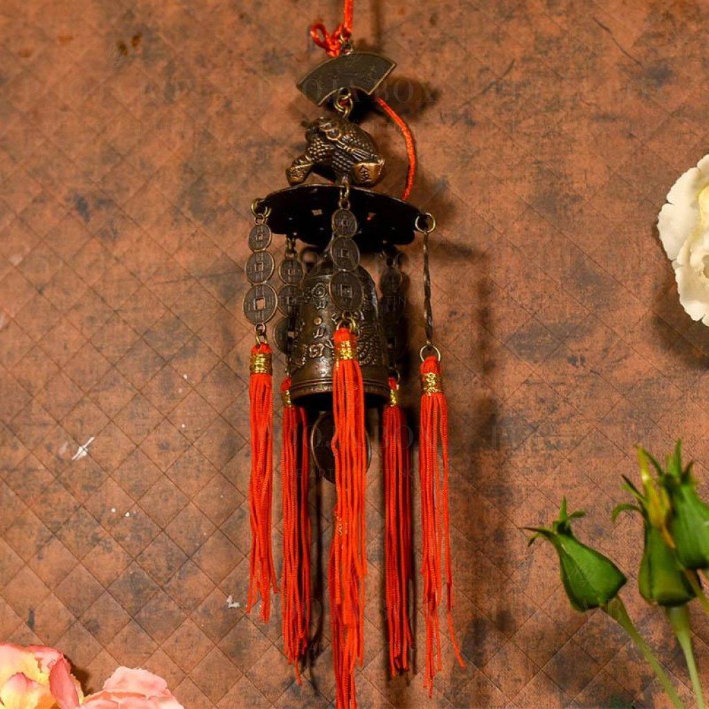 Feng Shui Dragon Bell Tortoise Wind Chime For Good Luck Chimes