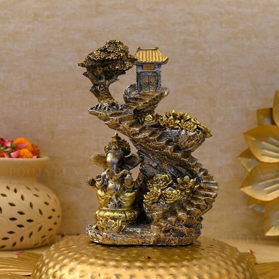 Ganesha Treehouse Incense Holderagarbatti Stand Idol
