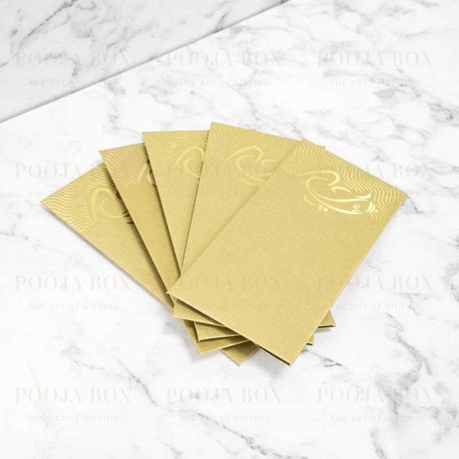 Golden Envelope (Pack Of 4)