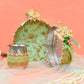 Gorgeous Green Floral Beaded Karwa Chauth Thali Set