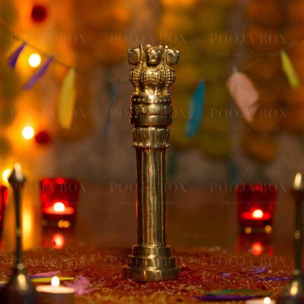 Handcrafted Ashoka Pillar Home Decor