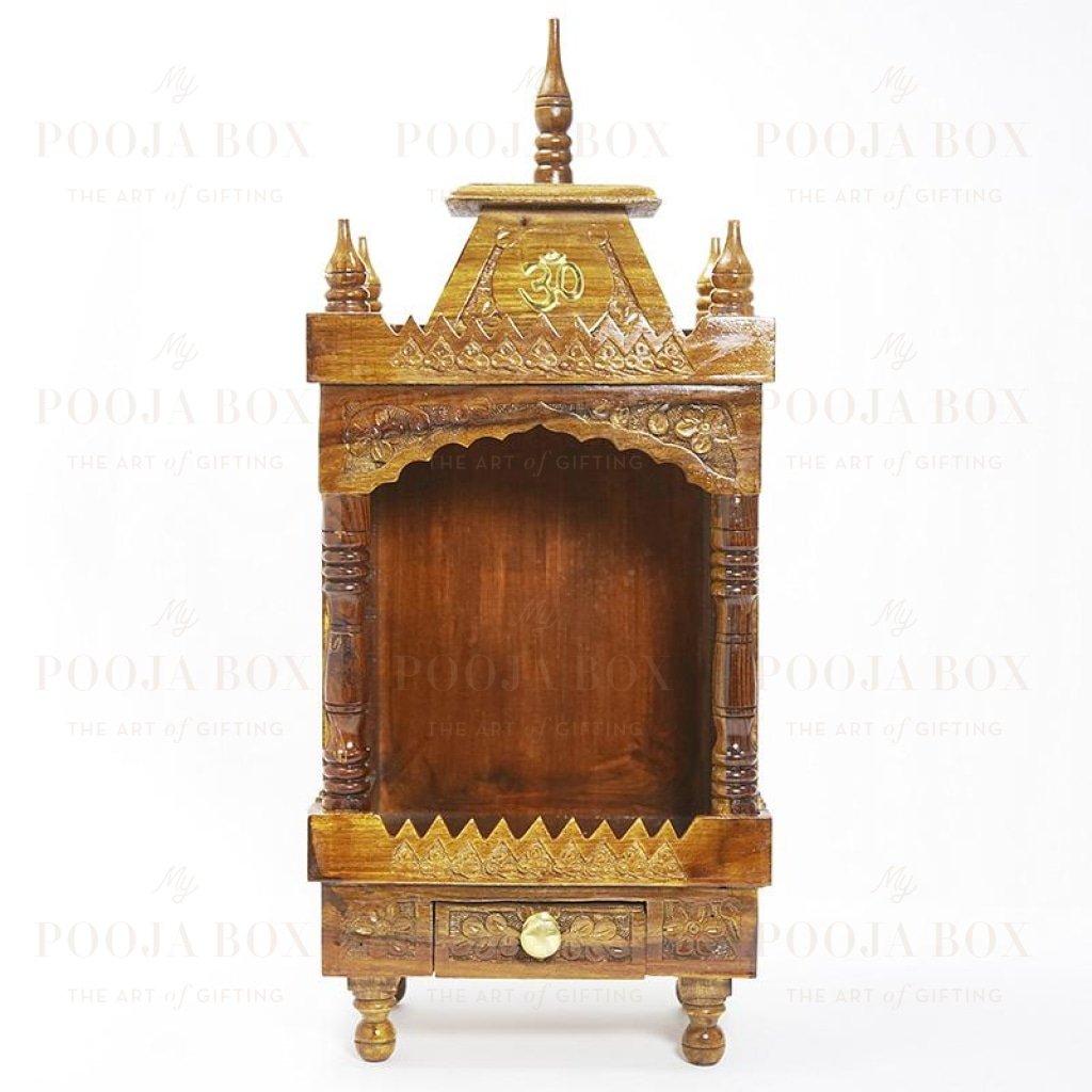Handmade Foldable Pooja Mandir Temple