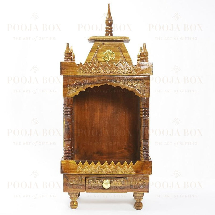 Handmade Foldable Pooja Mandir Temple