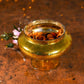 Honey Gold Foil Flower Vase Candle Holder