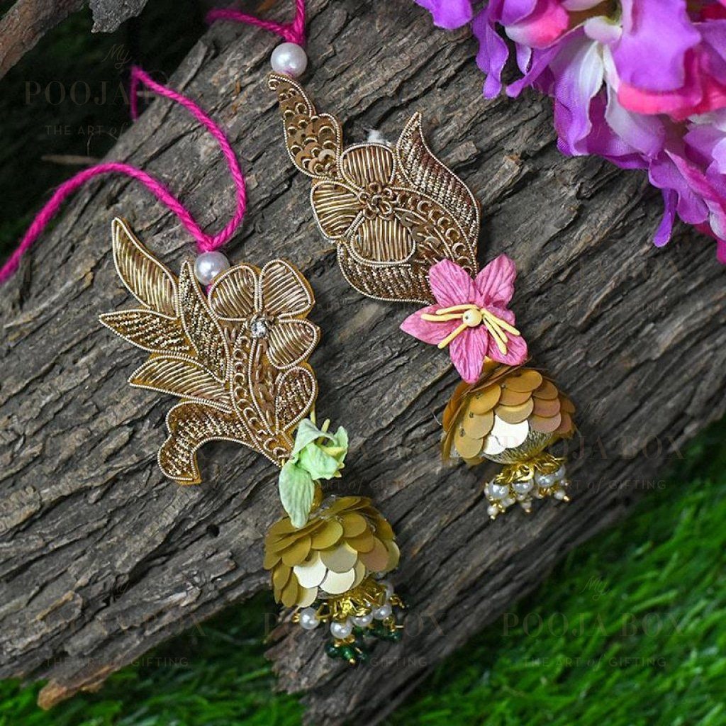 Jazzy Lumba Rakhi Set Of 2