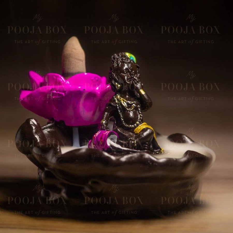 Laddu Gopal Backflow Incense Burner Holder