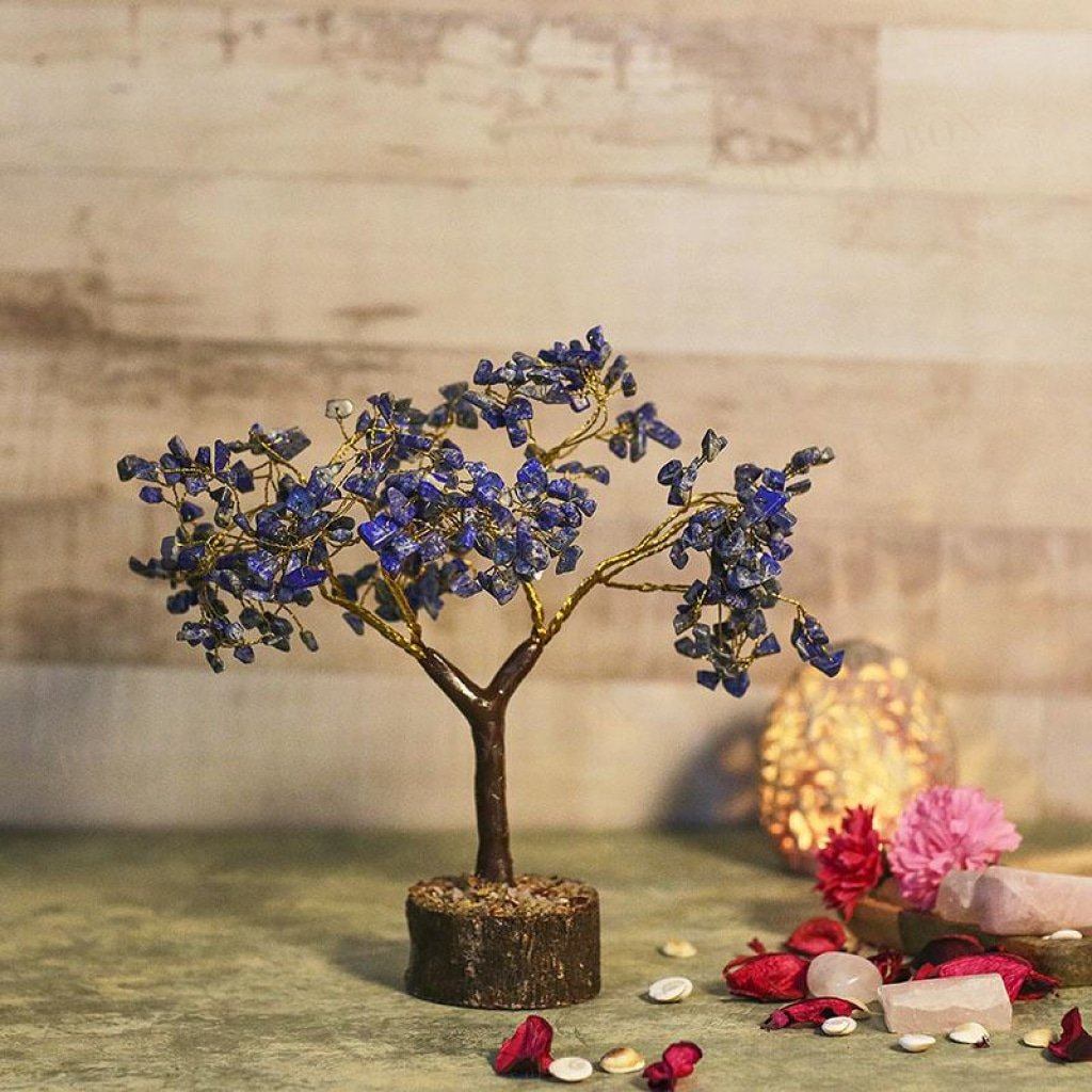 Lapis Lazuli Gemstone Healing Tree Reiki Tree