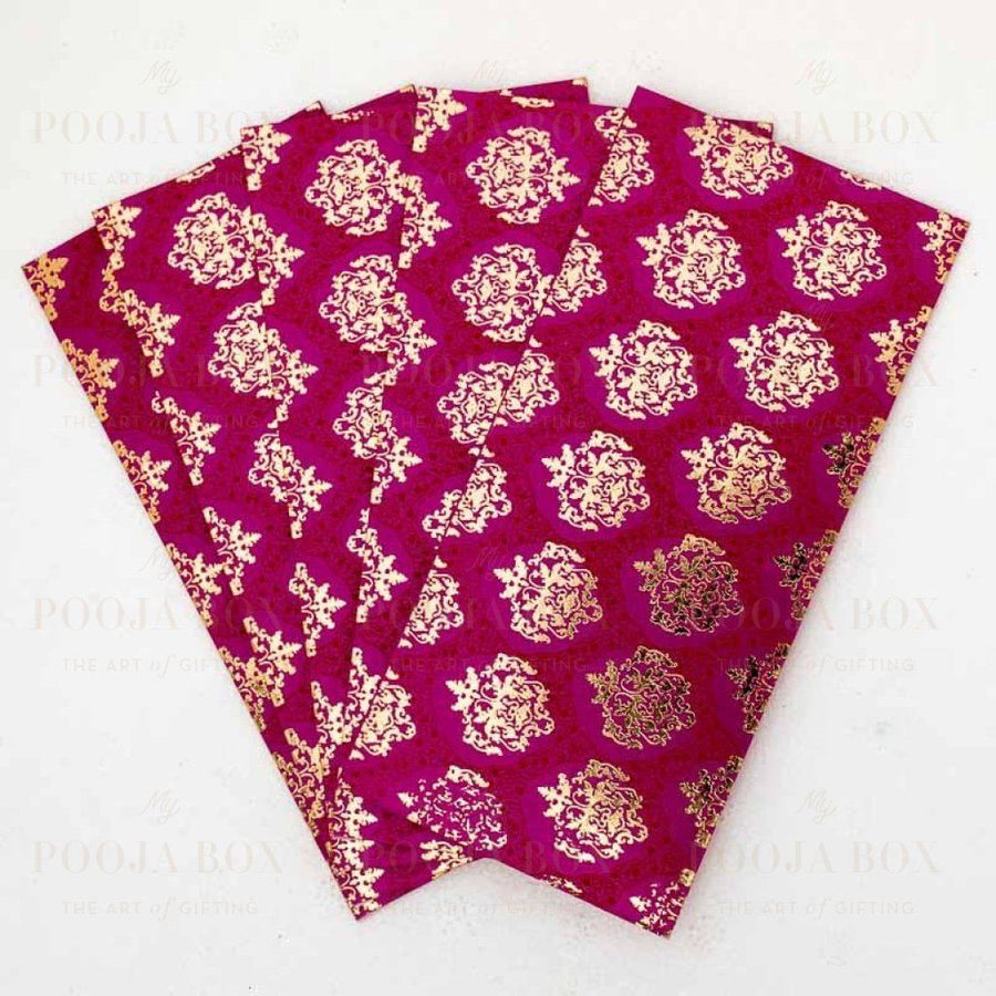 Magenta Shagun Envelope (Pack Of 5)