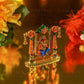 Multicolor Ganesha On Jhula Idol