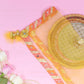 Pastel Yellow Jaipuri Thali Cover Karwa Chauth