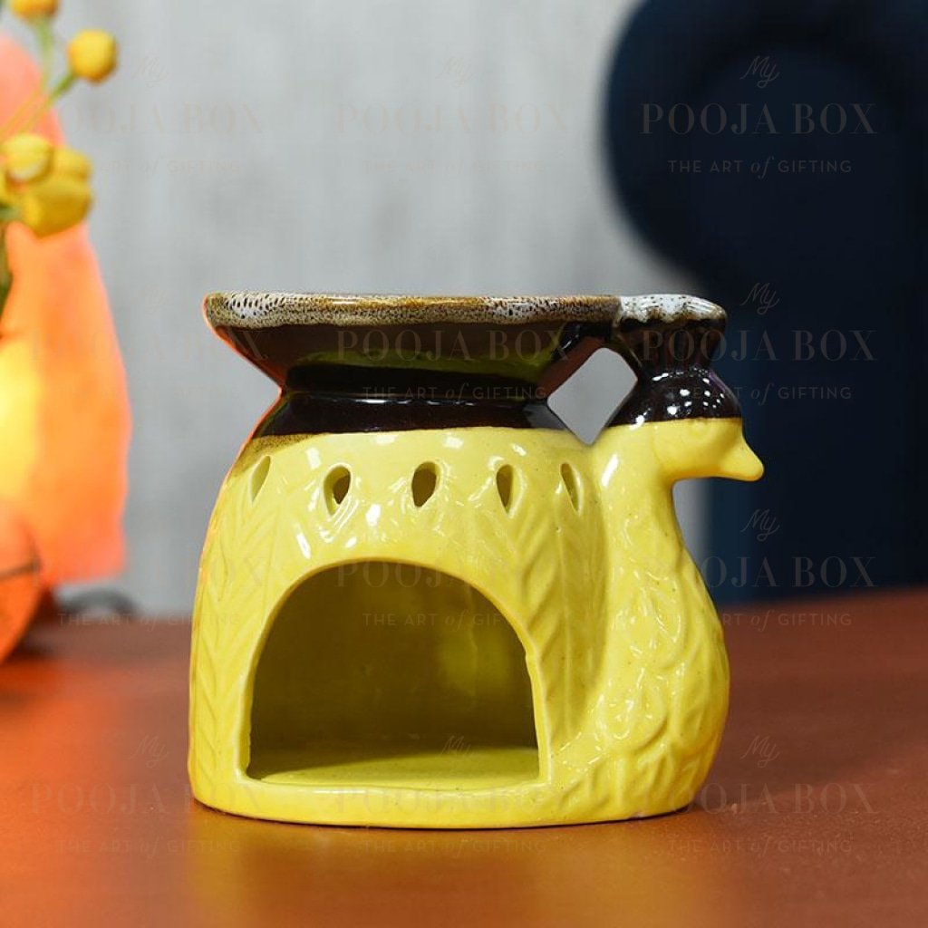Peacock Shaped T-Light Aroma Diffuser Aroma Diffuser