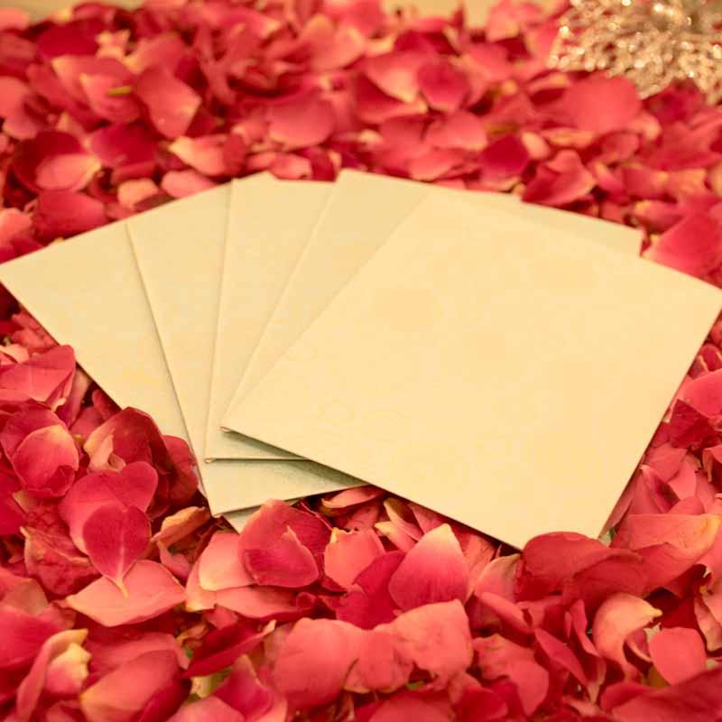 Elegant Textured Shagun Envelope with Golden Patches
