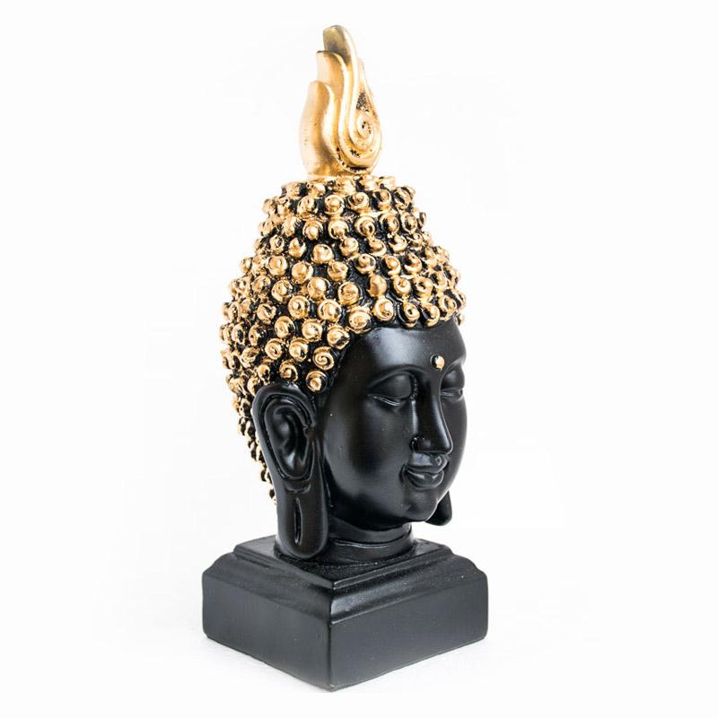 Tranquil Buddha Head Figurine
