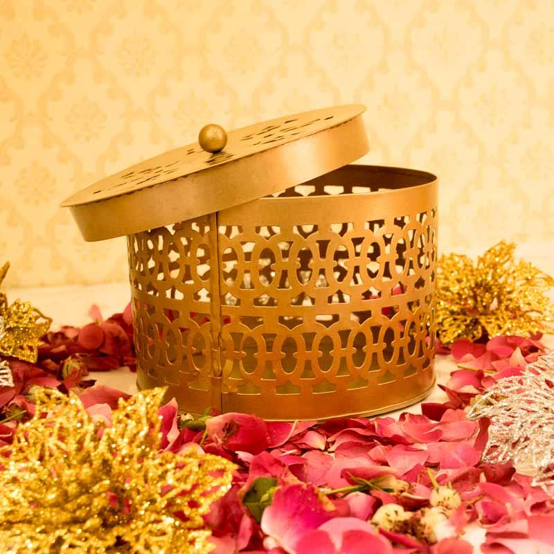 Dainty Decorative Metal Gift Box