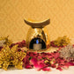 Sparkling Gold Ceramic Oil Burner/Tealight Holder