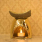 Sparkling Silver Ceramic Oil Burner/Tealight Holder