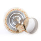 Embellished Thali Set - Red Beads