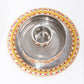 Embellished Thali Set - Golden & Silver