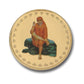 24K Gold Foil Sai Baba Coin