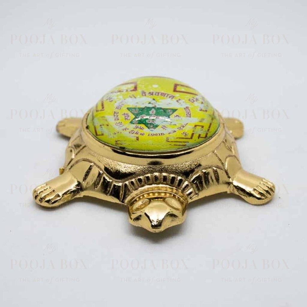 Shri Kuber Yantra Tortoise Hanging With Divya Mantra