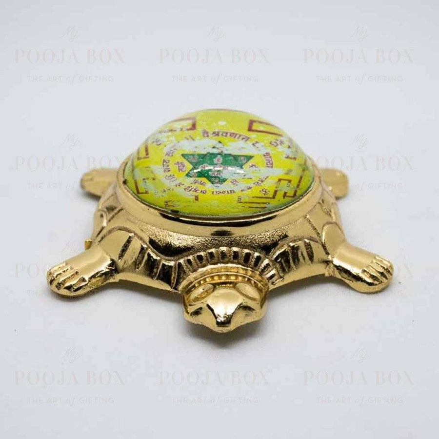Shri Kuber Yantra Tortoise Hanging With Divya Mantra