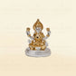 Silver Plated Laxmi With Round Base Idols