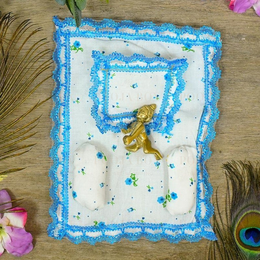 Soft Cotton Laddu Gopal Bedding Set Pooja Item