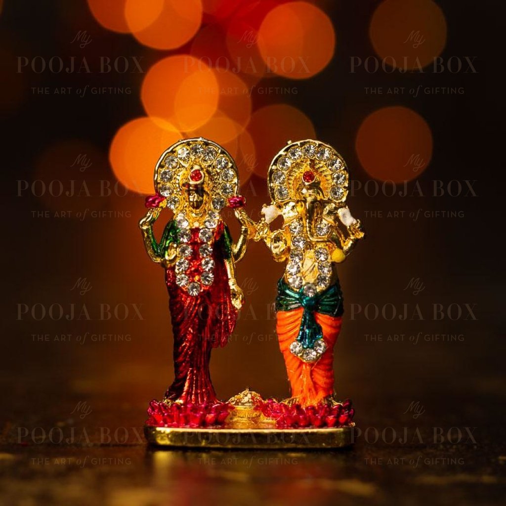Standing Laxmi Ganesha Idols