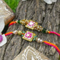 Stunning Hand-Painted Fancy Rakhi Set Of 2