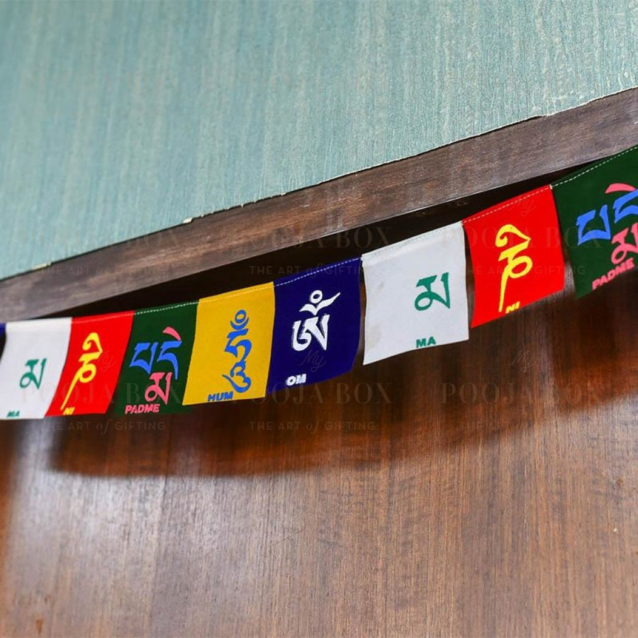 Tibetan Buddhist Prayer Flag Door Hanging