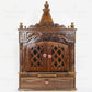 Traditional Wood Pooja Mandir With Doors Temple
