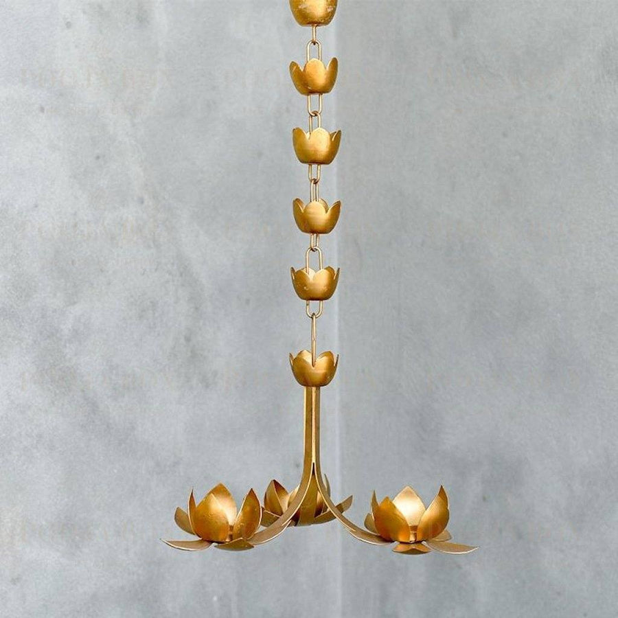 Tri-Flower Tea Light Hanging Home Decor