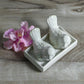 Vintage Birds Salt And Pepper Shaker Crockery